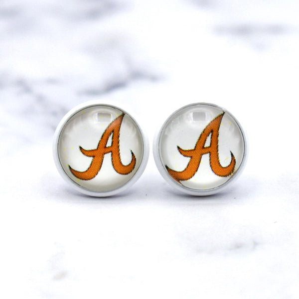 Alvin Yellowjackets - A - Photo Stud Earrings