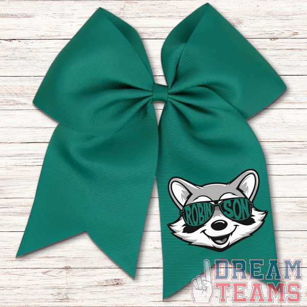 Robinson Elementary Rangers_Tie Dye - Hair Bow*