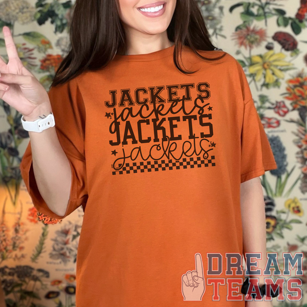 Alvin Yellowjackets - Jackets Stacked Tee