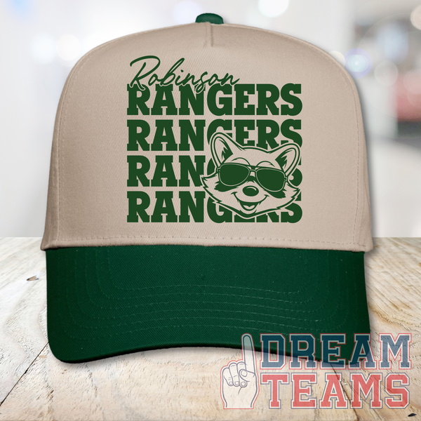 Robinson Elementary Rangers_Stacked - Twill Cap*