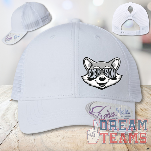 Robinson Elementary Rangers_Tie Dye - Ponytail Cap*