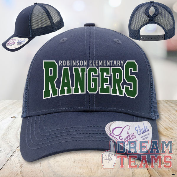 Robinson Elementary Rangers_Varsity - Ponytail Cap*