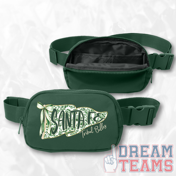 Santa Fe Indians Tribal Belles - Floral Pennant - Belt Bag*