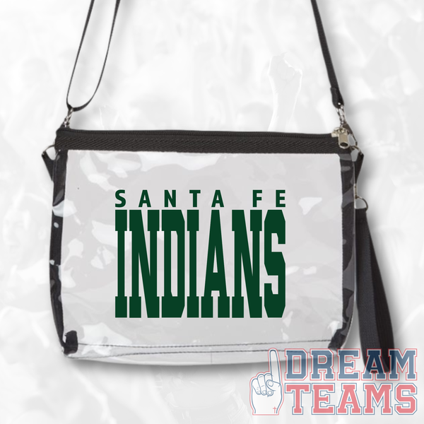 Santa Fe Indians Tribal Belles - Legacy Block - Clear Purse*