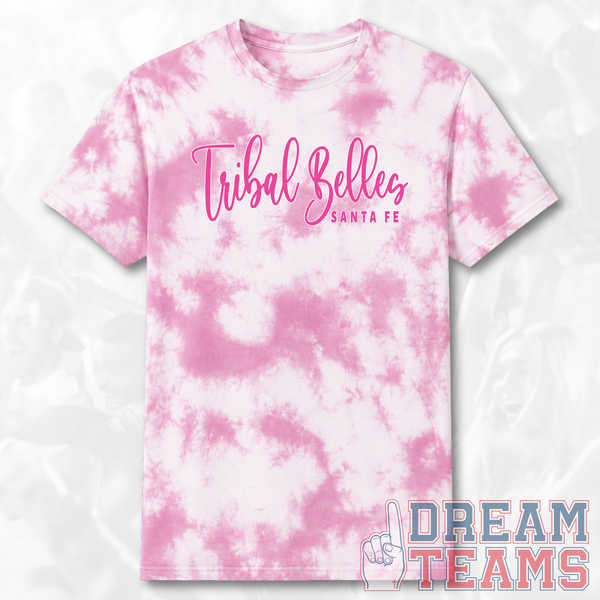 Santa Fe Indians Tribal Belles - Pink Out - Crystal Tie Dye*