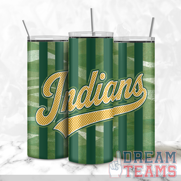 Santa Fe Indians Tribal Belles - Polka Stripes - Tumbler*